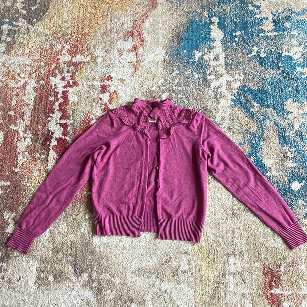 Cashmere cotton fall sweater size Large